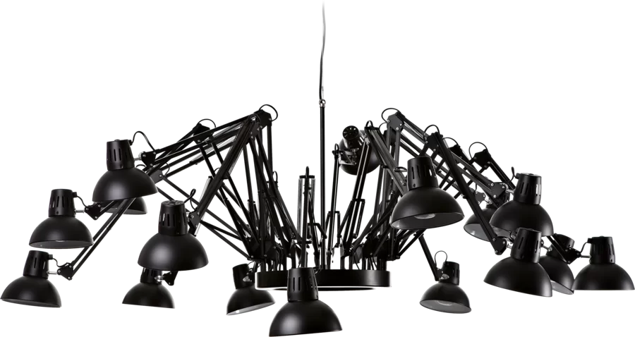 Dear Ingo suspension light black dynamic shape 1 front side